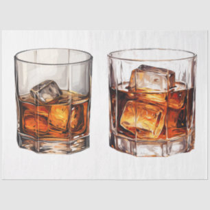 Vintage Whiskey-Design-Serie 1 Seidenpapier