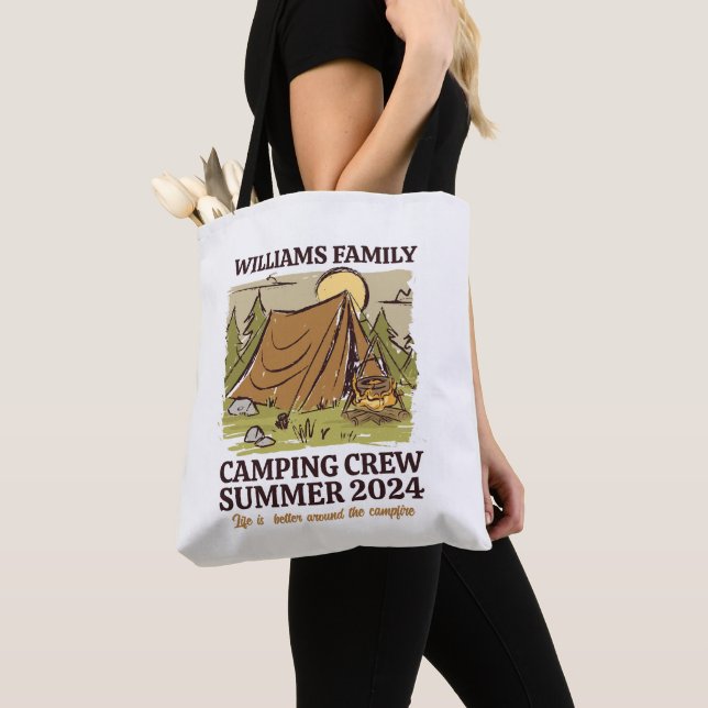 Vintage Wiedersehen-Camping-Crew Tasche (Von Nahem)