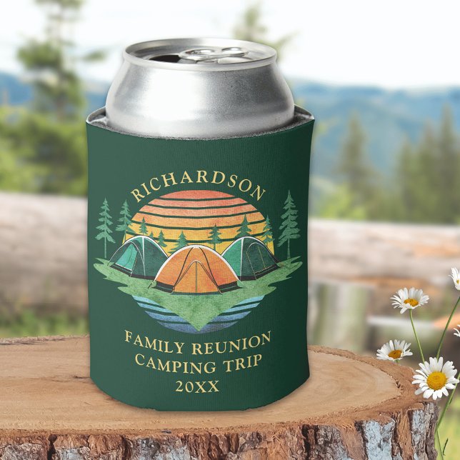 Vintage Wiedersehen für die Camping-Familie "Sunse Dosenkühler (Von Creator hochgeladen)