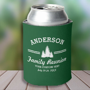 Vintage Wiedersehen oder Reise   Rustikale Pinienb Dosenkühler