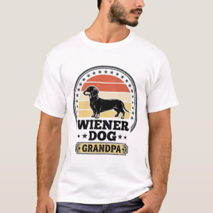 Vintage Wiener Dog Opa Dachshund T-Shirt Design_