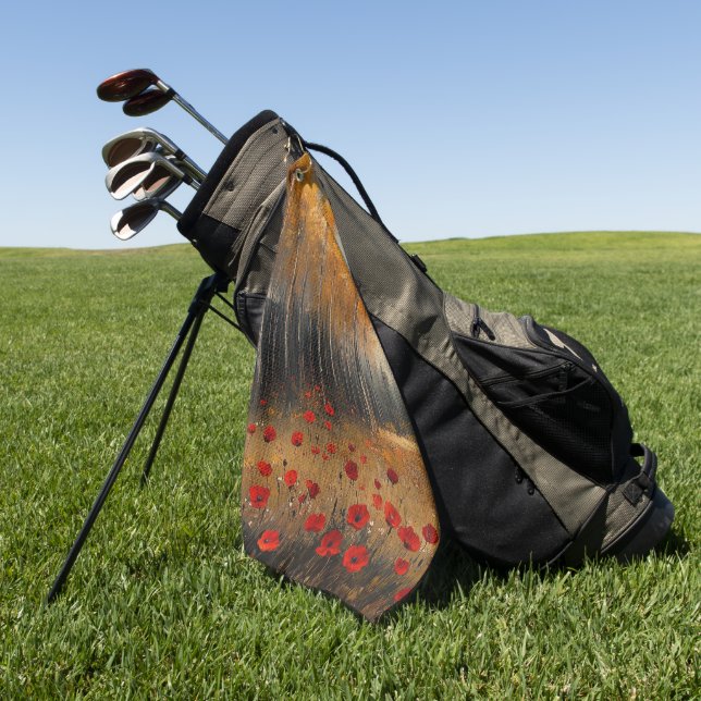 Vintage Wiesenpaare Golfhandtuch (Gras)