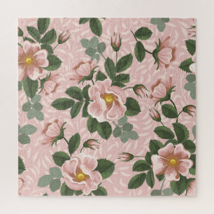 Vintage wild lebende Rose: Blumenhintergrund