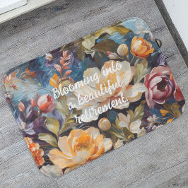 Vintage Wildblume Geschenke für die individuelle A Badematte