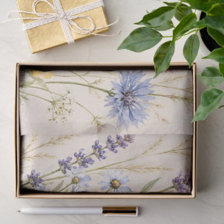 Vintage Wildblume Seidenpapier