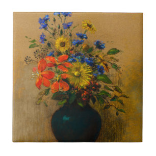 Vintage Wildblumen Fliese