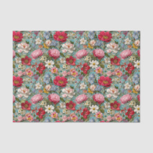 Vintage-Wildflowers-Decoupage Seidenpapier