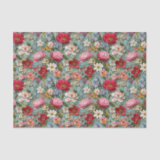 Vintage Wildflowers Decoupage Seidenpapier