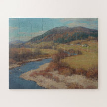 Vintage Willard Metcalf Altweibersommer Vermont 