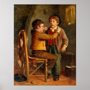 Vintage William Hemsley Der junge Zahnarzt Poster