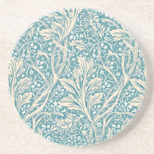 Vintage William Morris Arcadia Floral Nahtlos Getränkeuntersetzer