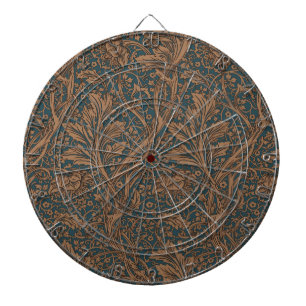 Vintage William Morris Arcadia Nahtlos Dartscheibe