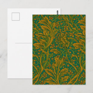 Vintage William Morris Arcadia voll nahtlos Postkarte