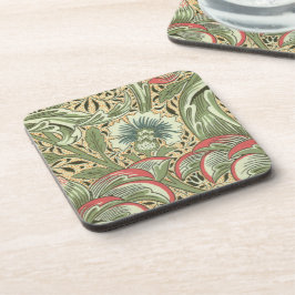 Vintage William Morris Corncockle Blume Getränkeuntersetzer