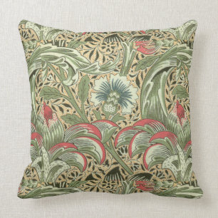 Vintage William Morris Corncockle Blume Kissen