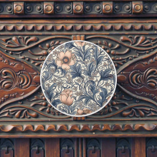 Vintage-William-Morris-Muster Keramikknauf