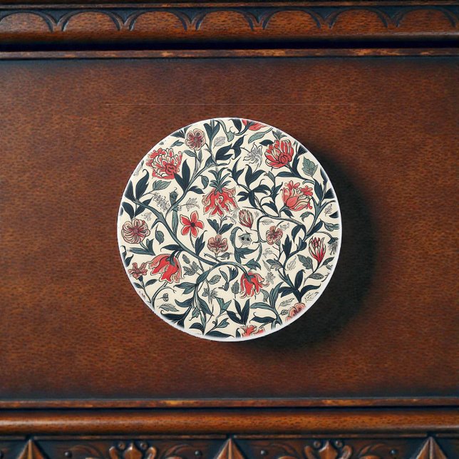 Vintage-William-Morris-Muster Keramikknauf (Von Creator hochgeladen)