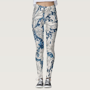 Vintage-William-Morris-Muster Leggings