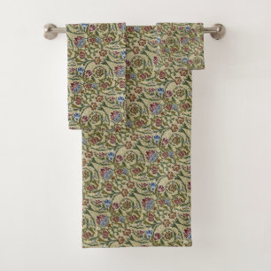  Vintage William Morris Pink Blue Brocade 