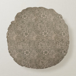 Vintage William Morris Ringelblume Rundes Kissen