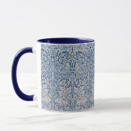 Vintage-William-Morris-Wald-Kaninchen-Vogel-Laub Tasse