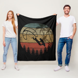 VINTAGE-WINDSURFER FLEECEDECKE