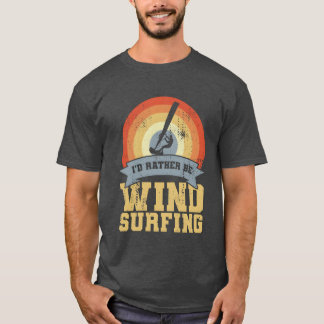 Vintage-Windsurfing-Zitat Junge T-Shirt