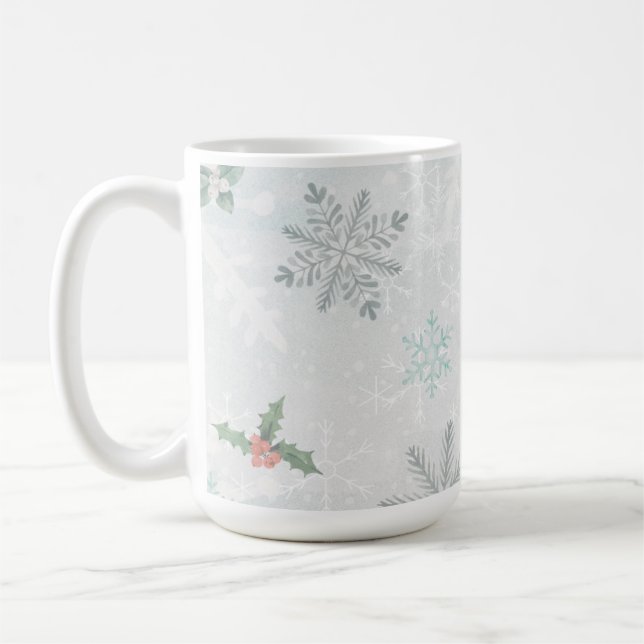 Vintage Winterferien Kaffeetasse (Links)