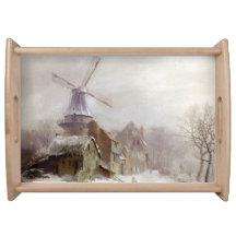 Vintage Wintermühle