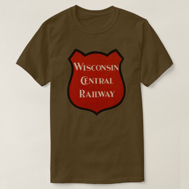 Vintage Wisconsin-Zentralbahn T-Shirt (Design vorne)