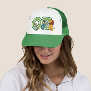 Vintage Wizard of Oz Characters and Text Letters Truckerkappe