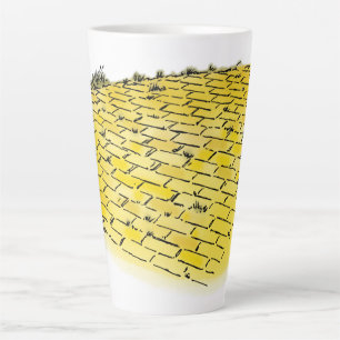Vintage Wizard of Oz Gelber Ziegelsteinweg von Den Milchtasse