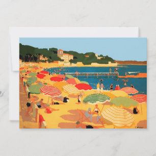 Vintage-Wohnung am Strand der Französischen Rivier Karte