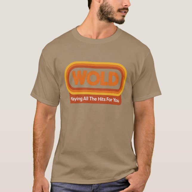 Vintage WOLD-Radio T-Shirt (Vorderseite)