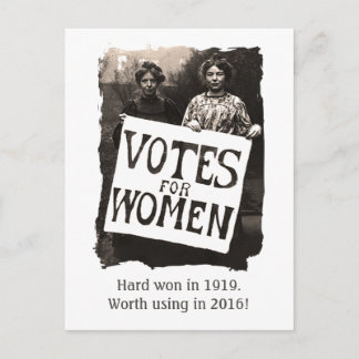Vintage Women Vote 2016 Postkarte