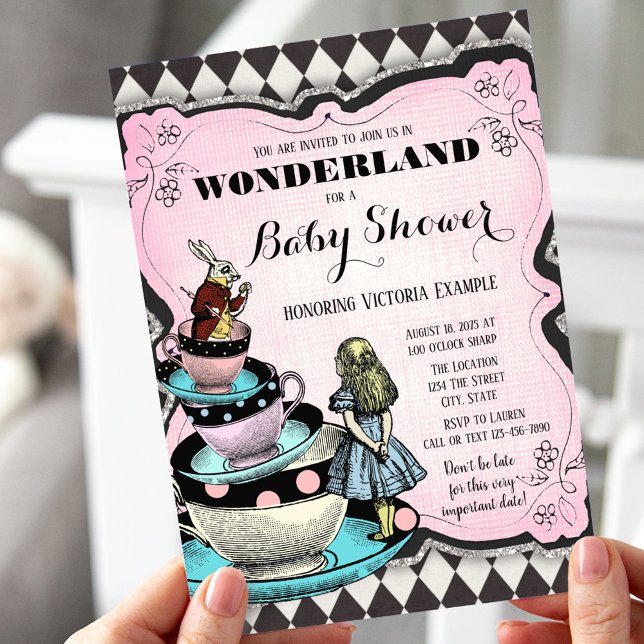Vintage Wonderland Baby Shower Invitations (Créateur téléchargé)