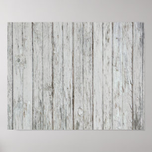 Vintage Wood Background Poster