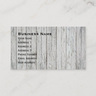 Vintage Wood Background Visitenkarte