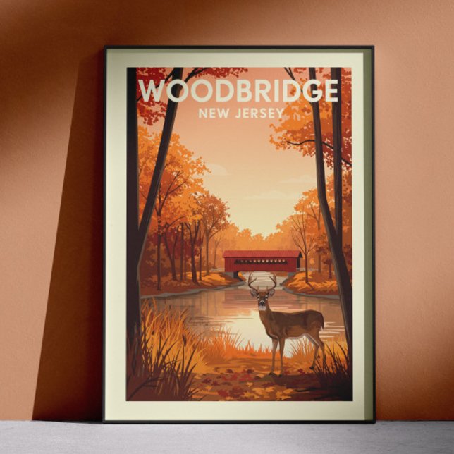 Vintage Woodbridge New Jersey Poster (Von Creator hochgeladen)