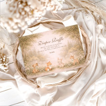 Vintage Woodland Forest Diapper Raffle 