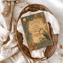 Vintage Woodland Owl Baby Shower