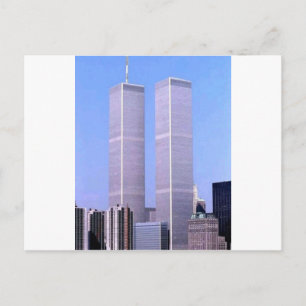 Vintage World Trade Center Zwillingstürme NYC Post Postkarte