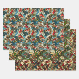 Vintage Wrapper Geschenkpapier Set