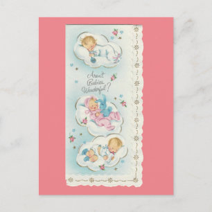 Vintage "Wunderbabys" Postkarte