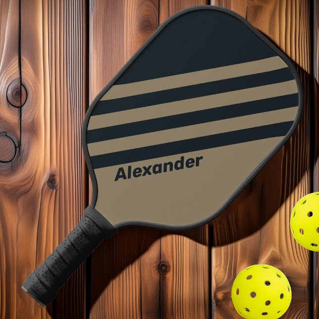 Vintage Wüstenstreifen mit Namen Pickleball Schläger (Von Creator hochgeladen)