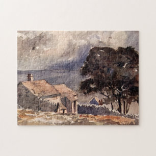 Vintage Wuthering Heights Bronte Landschaft