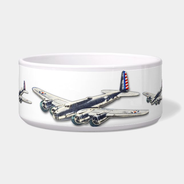 Vintage WWII US Flugzeuge Napf (Vorderseite)