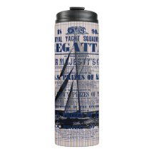 Vintage Yacht Regatta-Werbung