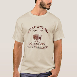 Vintage Yellowstone Nationalpark T-Shirt
