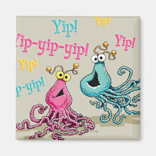 Vintage Yip-Yips Magnet
